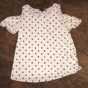 Maternity cold shoulder